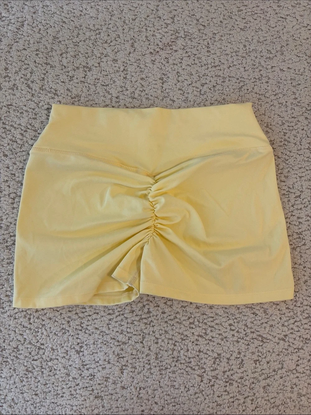 Sommer Ray Pale Yellow Athletic Set M shorts and Small jacket